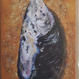 Mussel card with brown envelope