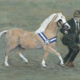 Section A pony and Dr Wynne Davies greetings card